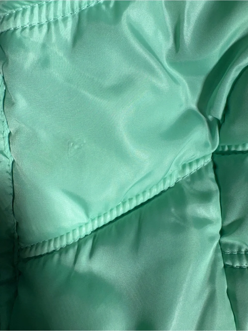 Justice Mint Green Quilted Puffer Jacket for Kids